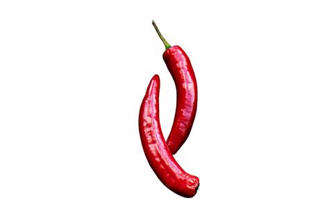 Red Hot Chilli Isolated On A Transparent Background PNG