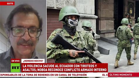 Analista La Violencia En Ecuador Está Ligada Al Narcotráfico Y A La