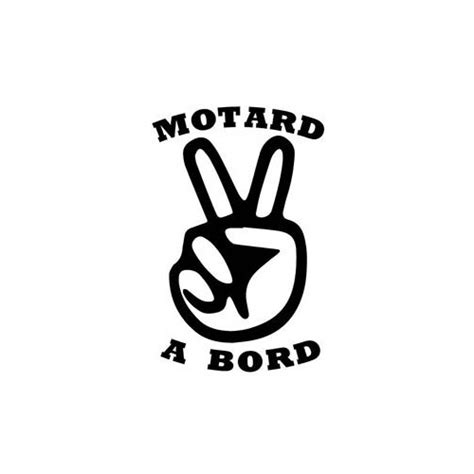 Autocollant Motard Bord Stickers Adhesif