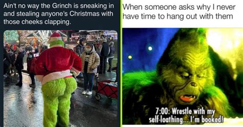 40 Funny Grinch Memes For When Your Heart Feels Two Sizes Too Small