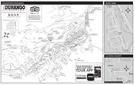 Durango City Map | Visit Durango, CO | Official Tourism Site