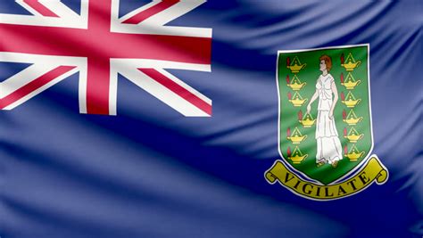 British virgin islands flag Footage | Stock Clips