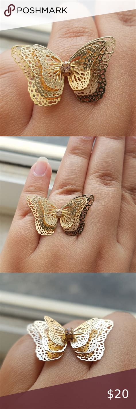 Nwot Gold Butterfly Ring Just As Shown Nwot Beautiful Butterfly