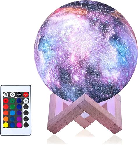 MyLedRoom Galaxy Lamp Maan Lamp Tafellamp 16 Kleuren 9