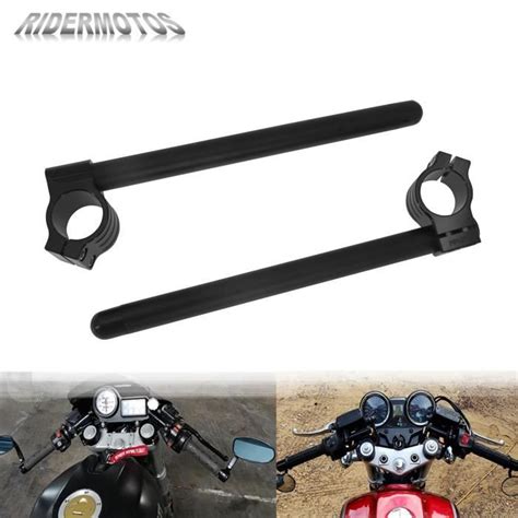 Guidon De Fourche Clip R Glable Pour Moto Course Universelle