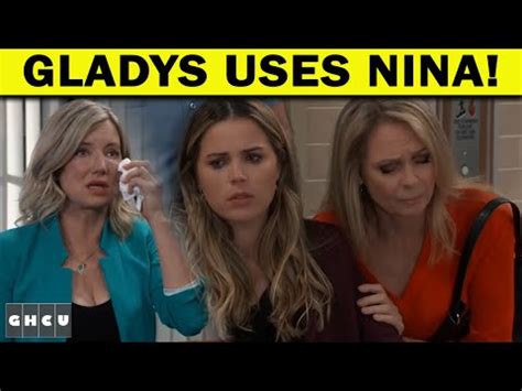 Gladys Has Nina Save Sasha Lucy Shocked By Plantiff General Hospital