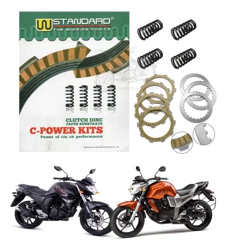 Kit Performance Pastas Discos Y Resortes Racing Yamaha Fz16 Envío gratis