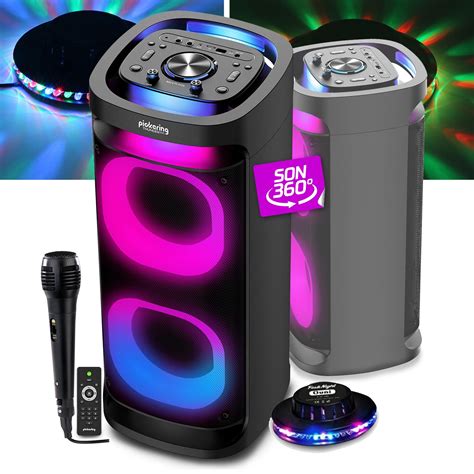 Enceinte Dj Autonome 500W Son 360 USB Bluetooth 5 0 TWS RADIO FM 1