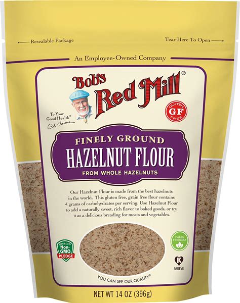 Bobs Red Mill Flourmeal Hazelnut 14 Ounces Almond