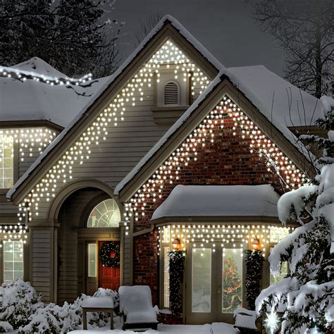400 Warm White Led Icicle Lights