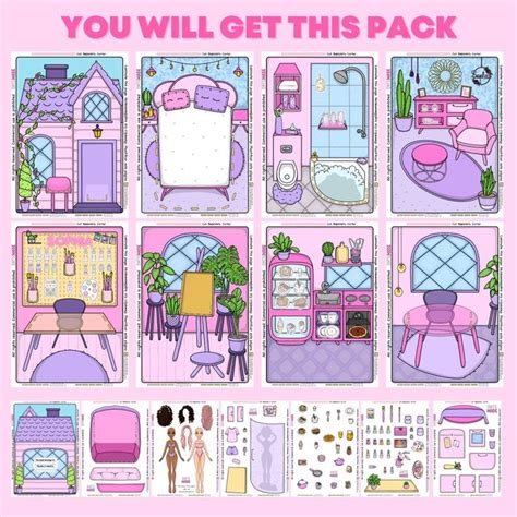 Kate Made Dollhouse Printables Free