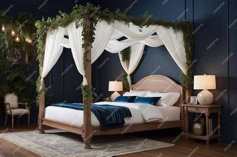 Premium Photo Midsummer Nights Dream Canopy Bed