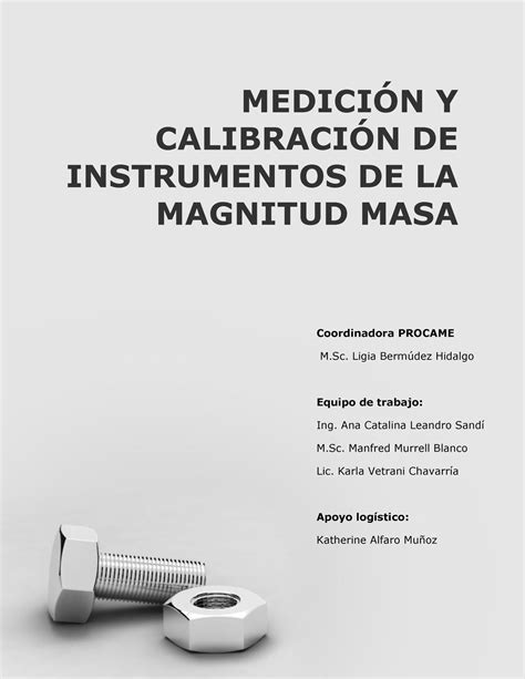 Masa Hoja Escribir Texto Medicin Y Calibracin De Instrumentos