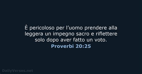 13 Ottobre 2022 Versetto Della Bibbia Del Giorno NR06 Proverbi 20