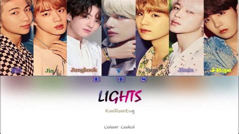 Bts Lights Colour Coded Kan Rom Eng Youtube