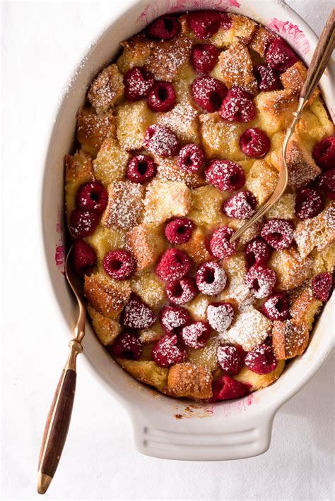 Raspberry Bread Pudding