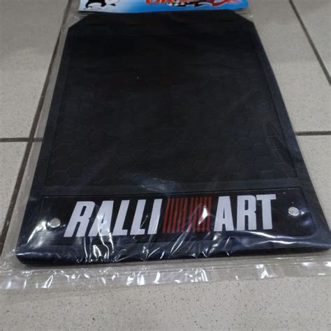 Jual Karpet Lumpur Mudguard Ralliart Kotak Lentur Universal Shopee