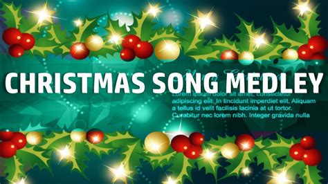 Christmas Song Medley Minus One W Lyrics Youtube