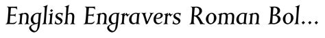English Engravers Roman Font Webfont And Desktop Myfonts