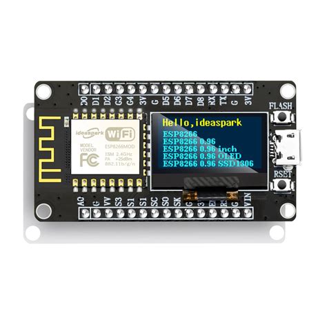 ESP8266 NodeMCU Development Board 0 96 Inch OLED Display CH 340 ESP 12E