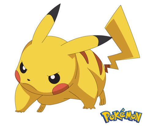 Pikachu Character Illustration Cute Electric Type Pokémon Png Png All