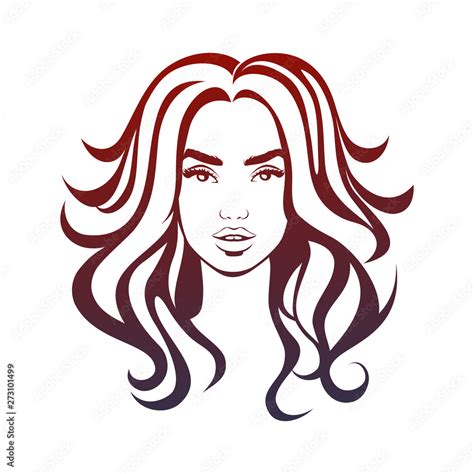 Female Hair Outline