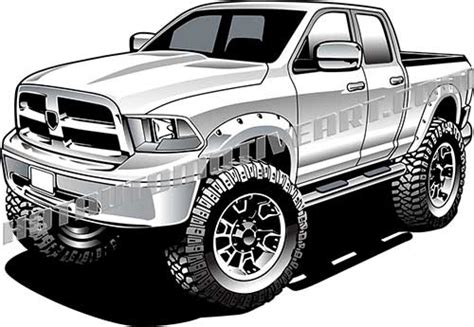 Lifted Truck Vector at Vectorified.com | Collection of Lifted Truck ...