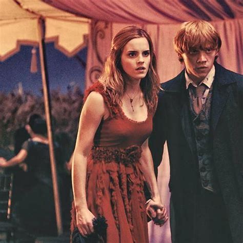 Пин на доске Ron Weasley And Hermione Granger