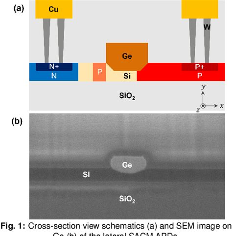 Figure From Low Dark Current And High Responsivity Si Contacted Ge On