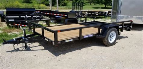 Sure Trac X Tube Top Utility Trailer W Gate K Living Quarter