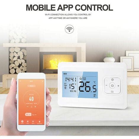 Xvx Thermostat Intelligent Wi Fi Programmable Sans Fil Avec Recepteur