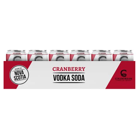 Cranberry Vodka Soda Coldstream Clear Distillery