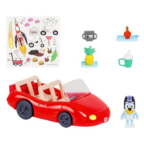 Snapklik Bluey Vehicle And Figure Pack Escape Convertible