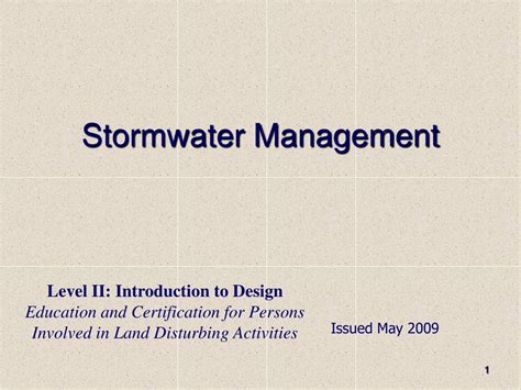 Ppt Stormwater Management Powerpoint Presentation Free Download Id