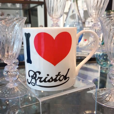 I Love Bristol Mug The Original Bristol Blue Glass