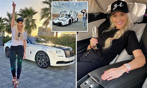 Supercar Blondie Alex Hirschi 33 Makes 2million A Year Posing With Luxury Cars On Instagram