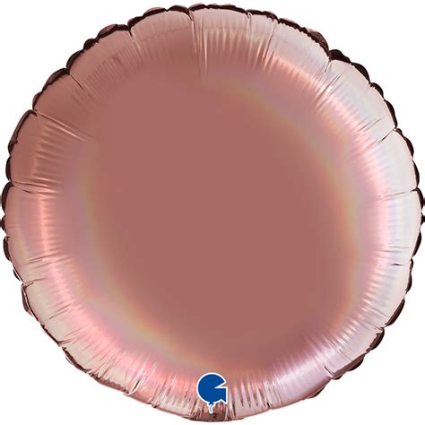 Rond 36 Holographique Rose Platine Grabo Abc