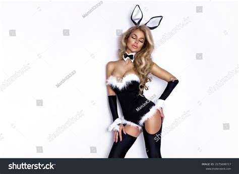 Sexy Blonde Woman Dressed Easter Bunny Stock Photo 2275698717 Shutterstock