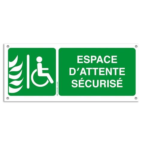 Pictogramme X Cm En Pvc Espace D Attente S Curis Pictogramme