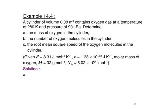 Ppt Chapter 14 Kinetic Theory Of Gases 3 Hours Powerpoint