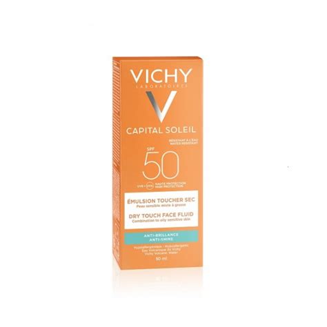 Vichy Capital Soleil Émulsion Anti Brillance Toucher Sec Spf50 Peau