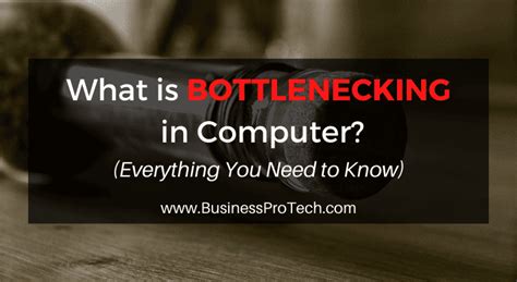 how to know if your computer is bottlenecking