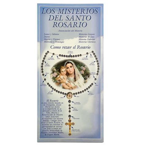 Buy Folleto de Instrucción de Los Misterios del Santo Rosario Aprenda