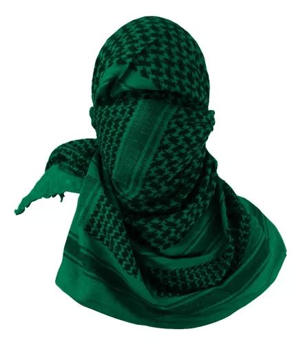 Shemagh Lenco Tatico Verde Jogos Protecao Airsoft Paintball