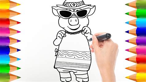 C Mo Dibujar La Chancha De La Vaca Lola Remix La Granja De Zen N