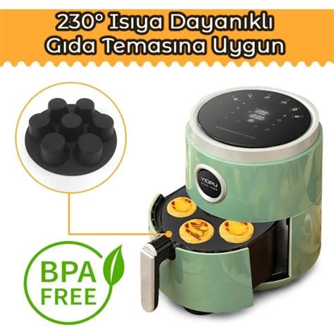 Budors Airfryer Silikon Muffin Kek Kal B G Zl Kek Ve Fiyat