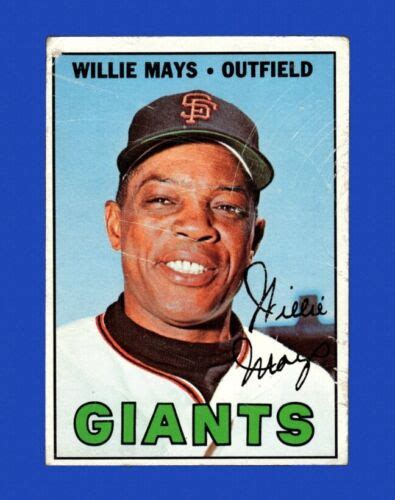 1967 Topps Set Break 200 Willie Mays LOW GRADE GMCARDS EBay