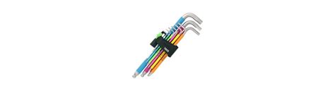 Reca Inox Hex Plus Multicolour Hex Key Set