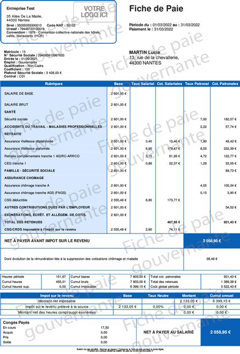 Compte La Poste Fiche De Paie Image To U