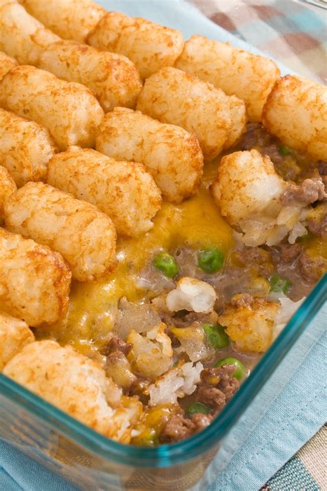 Recipe Hamburger Tater Tot Casserole